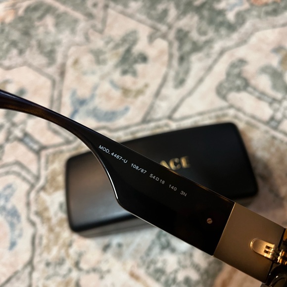 Versace Square Sunglasses in Tortoise - Picture 5 of 6